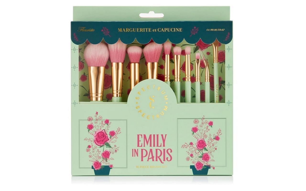 The La Vie en Rose 10 Piece Brush Set (Image via Spectrum Collection)
